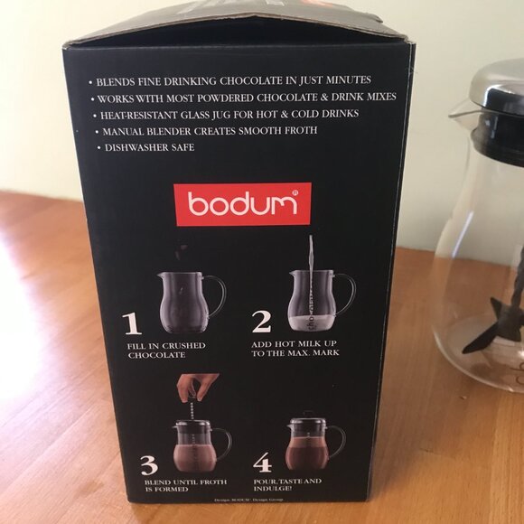 Bodum Chocolatiere Chocolate Jug Pitcher Hot Chocolate Maker - Picture 7 of 8